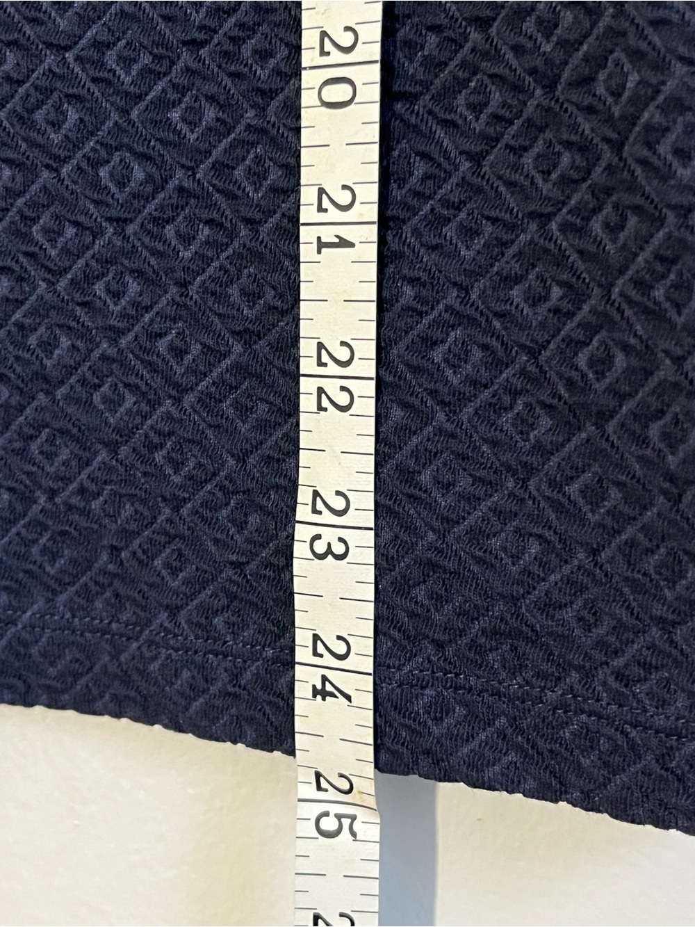 Saint + Sofia Navy Tori Puff Sleeve V-Neck Top size 12 - Picture 8 of 8
